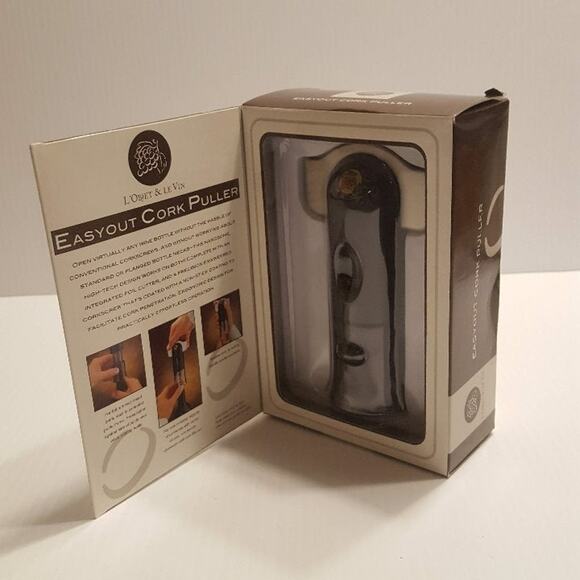 L'Objet & Le Vin Easy Out Cork Puller. New, never been used. - Picture 4 of 8